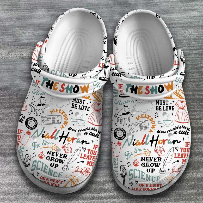 Niall Horan One Direction Band Music Crocs Crocband Clogs Shoes