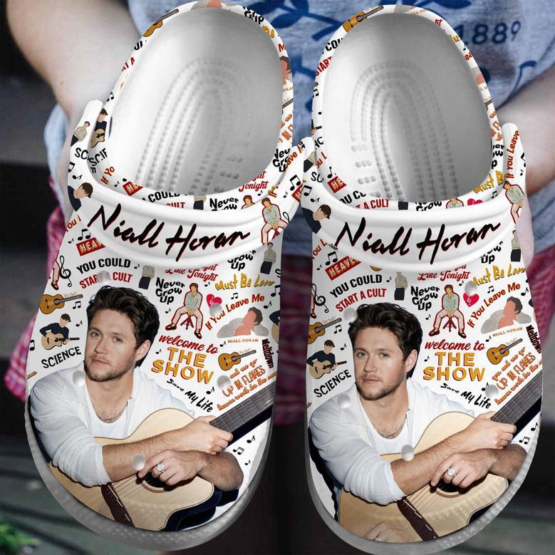 Niall Horan One Direction Band Music Crocs Crocband Clogs Shoes