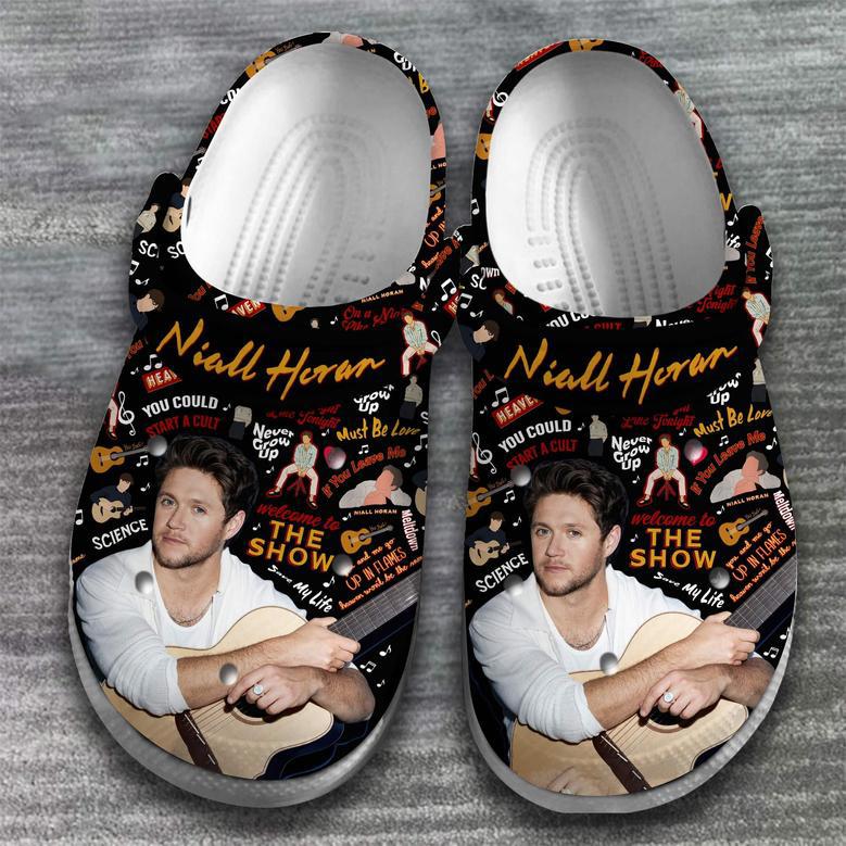 Niall Horan One Direction Band Music Crocs Crocband Clogs Shoes