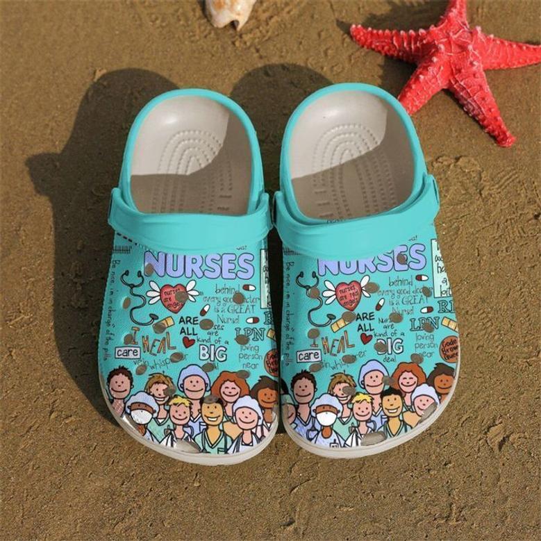 Nurse Nurses Quotes Classic Clogs Shoes
