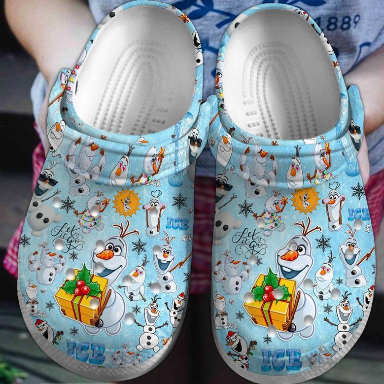 Olaf Frozen Movie Crocs Crocband Clogs Shoes