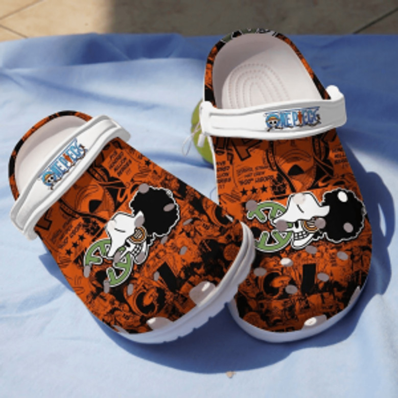 ONE PIECE Crocs スリッパ One Piece Anime Crocs Crocband Clogs Shoes - Monsterry