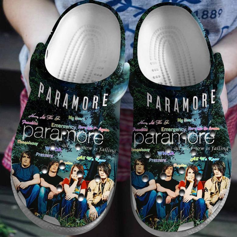 Paramore Band Music Crocs Crocband Clogs Shoes