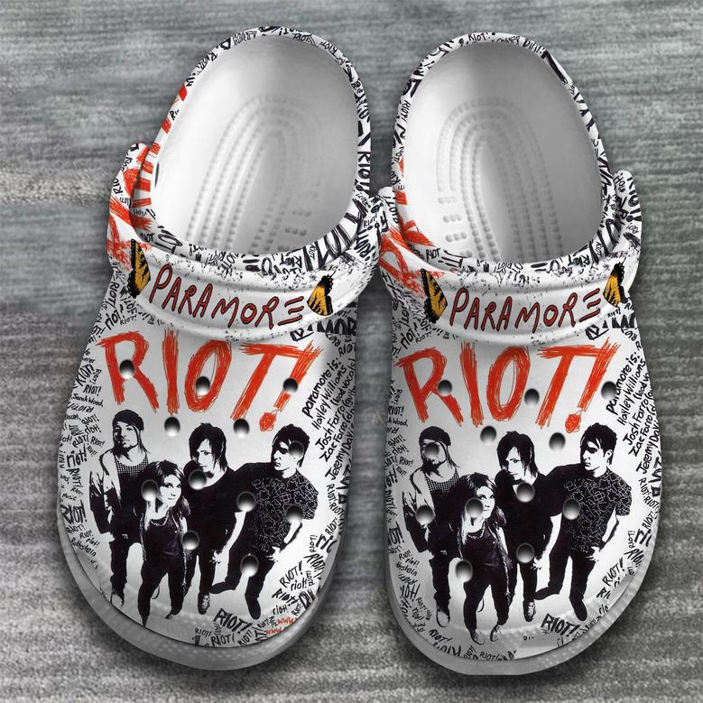 Paramore Band Music Crocs Crocband Clogs Shoes