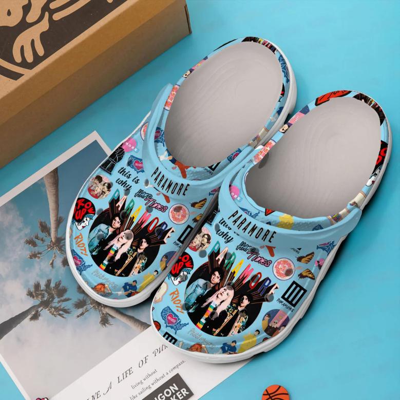 Paramore Music Band Crocs Crocband Clogs Shoes