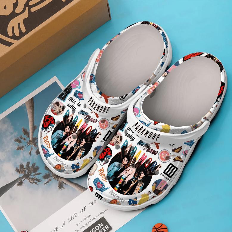 Paramore Music Band Crocs Crocband Clogs Shoes