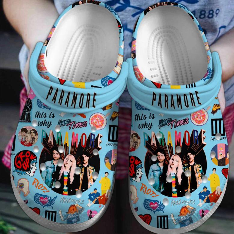 Paramore Music Band Crocs Crocband Clogs Shoes