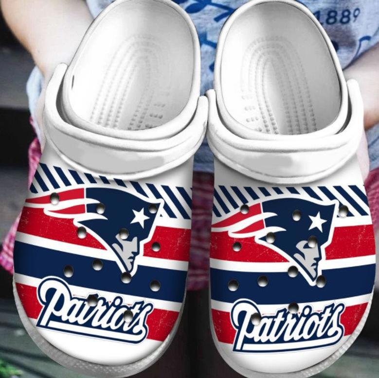 Patriots Clog Shoes Custom Name