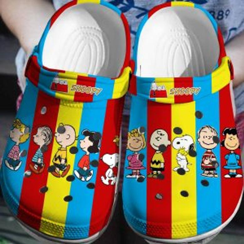 Peanuts Snoopy Crocs Clogs Crocband Shoes Comfortable 3D