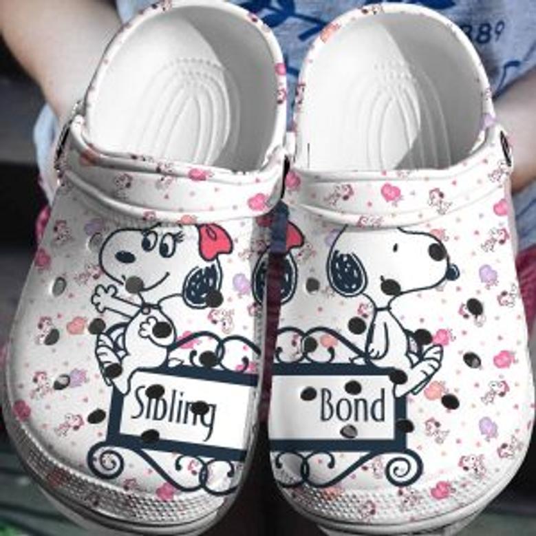 Peanuts Snoopy Crocs Clogs Shoes Comfortable Crocband 3D