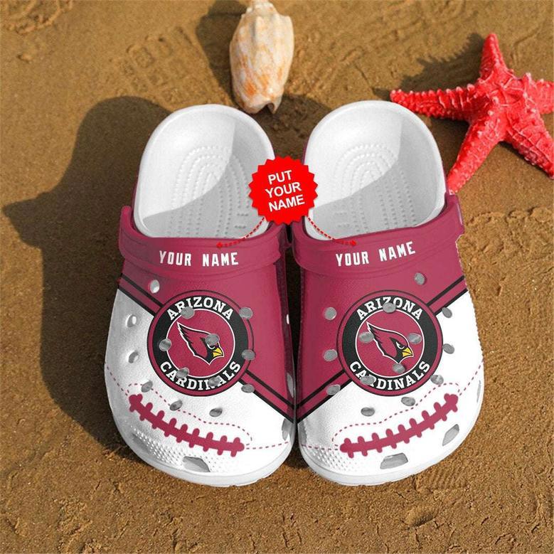 Personalized Arizona Cardinals Nfl Fans Crocband Clogs