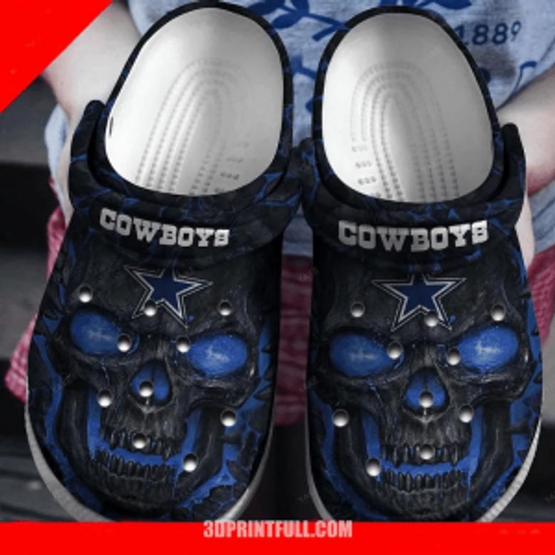 Personalized Cowboyys Football Team Crocs Clog Custom Name Shoes