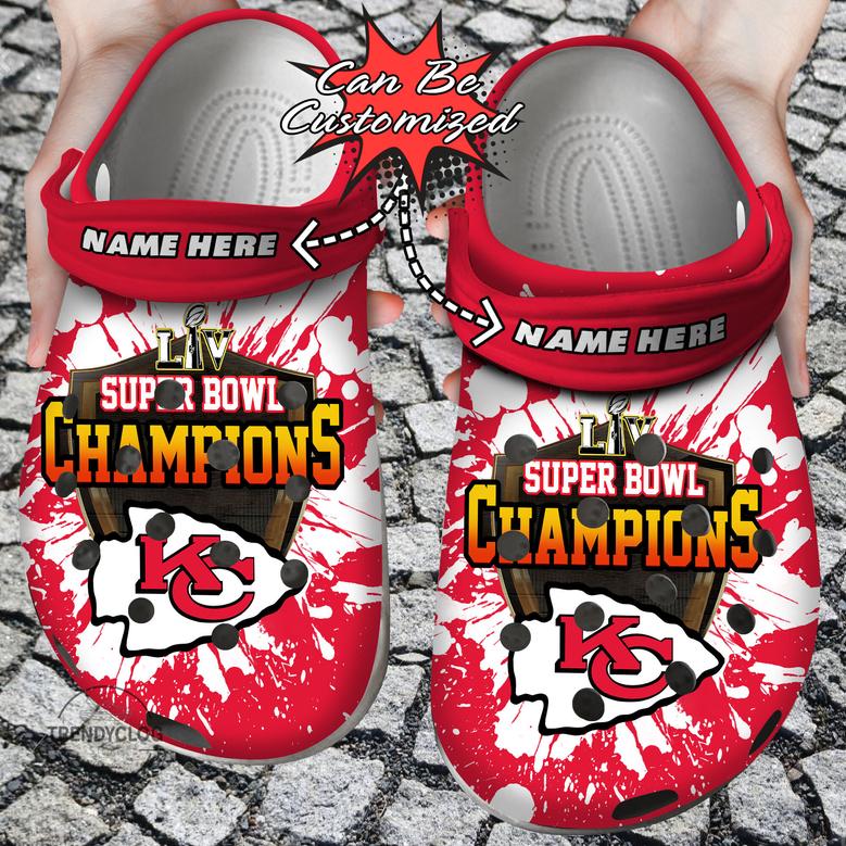 Personalized Kchiefs Football Team Crocs Clog Custom Name Shoes