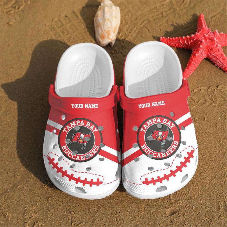 Personalized Tampa Bay Buccaneers Nfl Fans Crocband Clogs