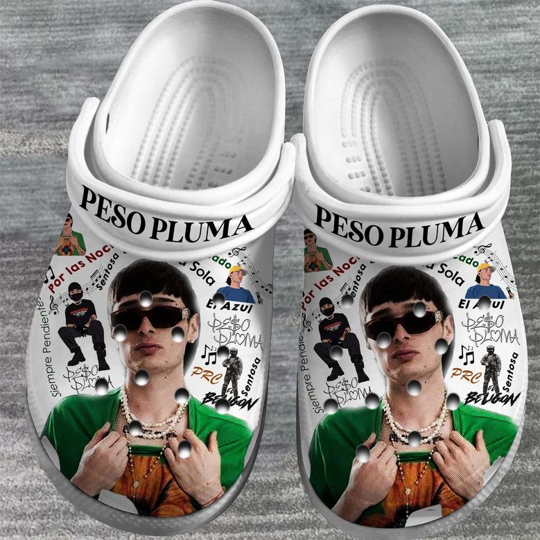 Peso Pluma Singer Music Crocs Crocband Clogs Shoes