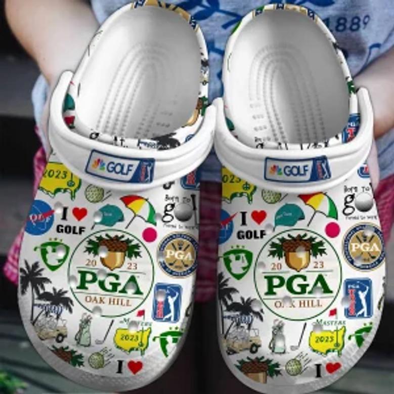 Pga Championship Golf Sport Crocs Crocband Shoes Clogs