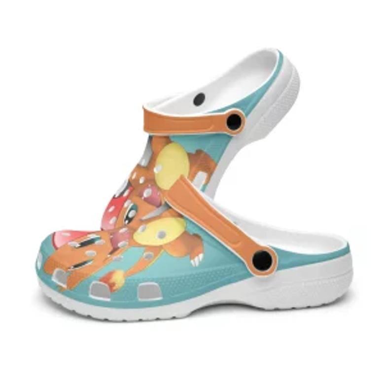 Pokemon Charmander Cartoon Crocs Crocband Shoes Clogs Custom Name For Men Women And Kids