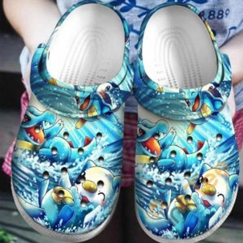 Pokemon Water Crocs Crocband Shoes Clogs Custom Name For Men Women And Kids