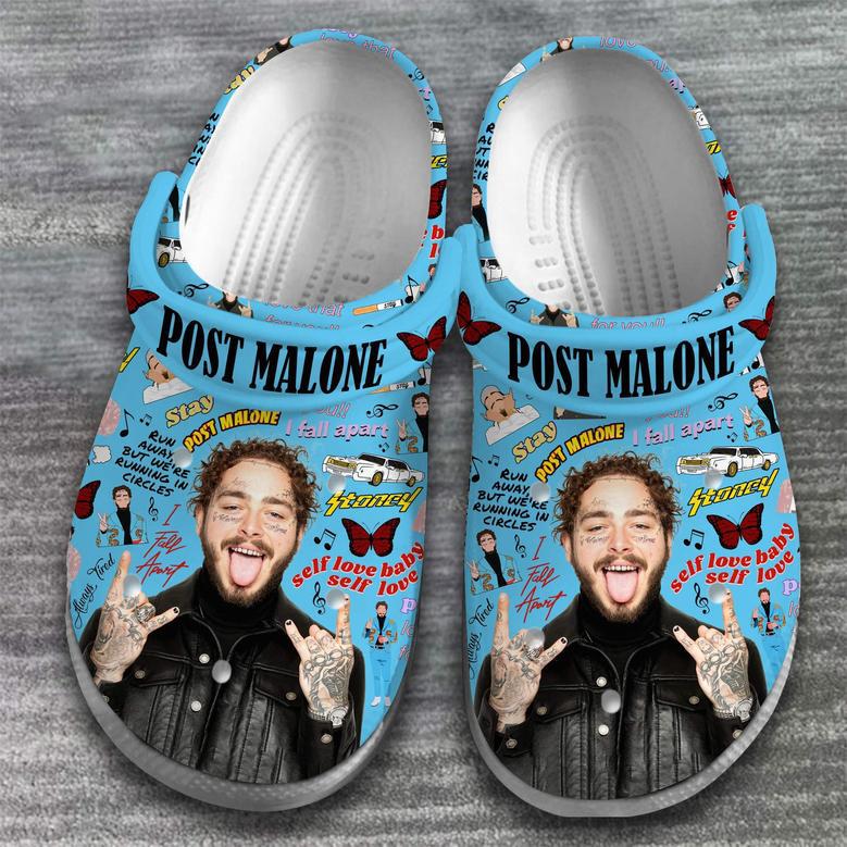 Post Malone Rapper Music Crocs Crocband Clogs Shoes