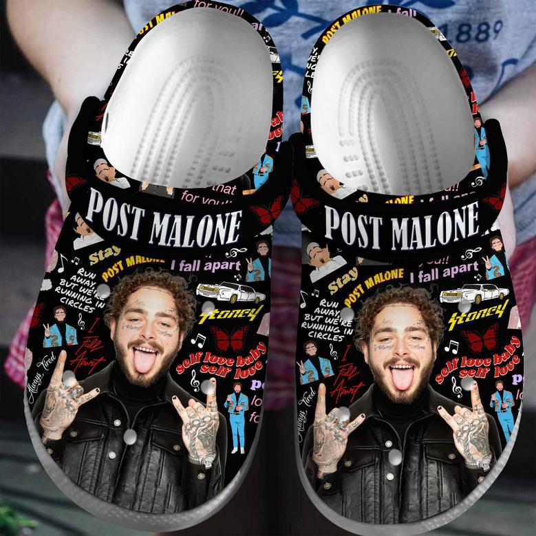 Post Malone Rapper Music Crocs Crocband Clogs Shoes