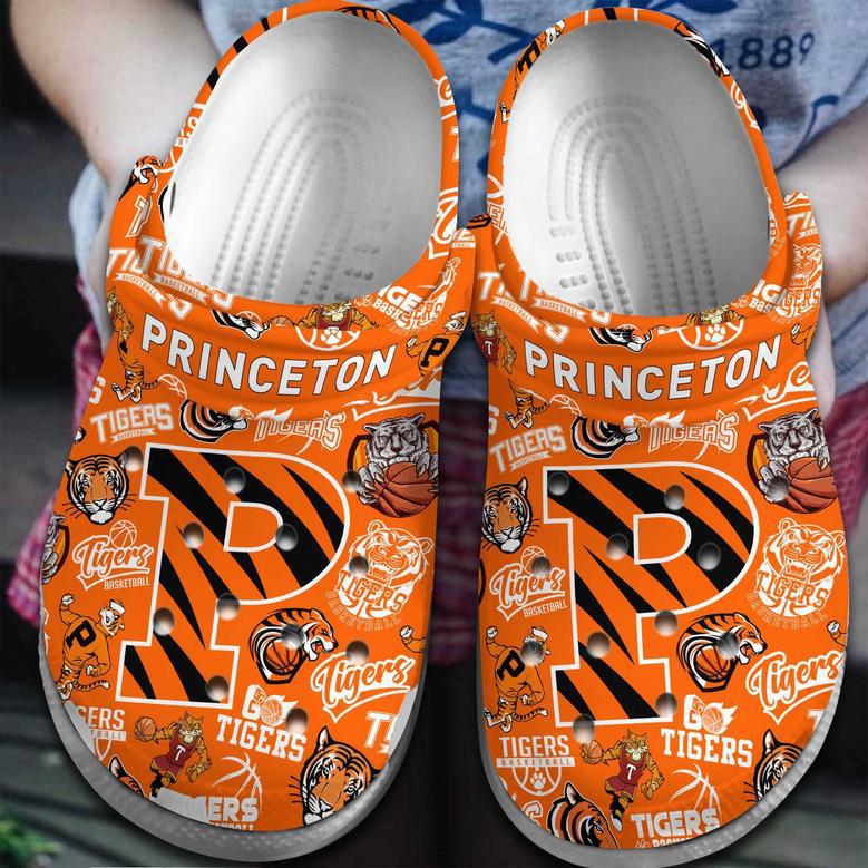 Princeton Tigers Ncaa Sport Crocs Crocband Clogs Shoes