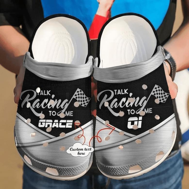 Racing Personalized Talk To Me V2 Classic Clogs Shoes