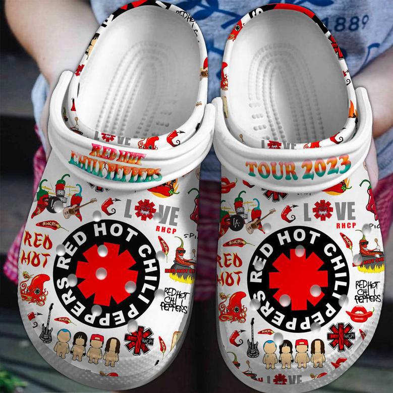 Red Hot Chili Peppers Rock Band Music Crocs Clogs Crocband Shoes