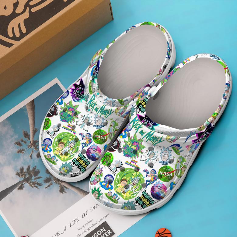 Rick And Morty Cartoon Crocs Crocband Clogs Shoes