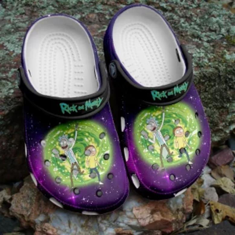 Rick And Morty Comic Crocs Shoes Crocband Clogs Comfortable For Men Women