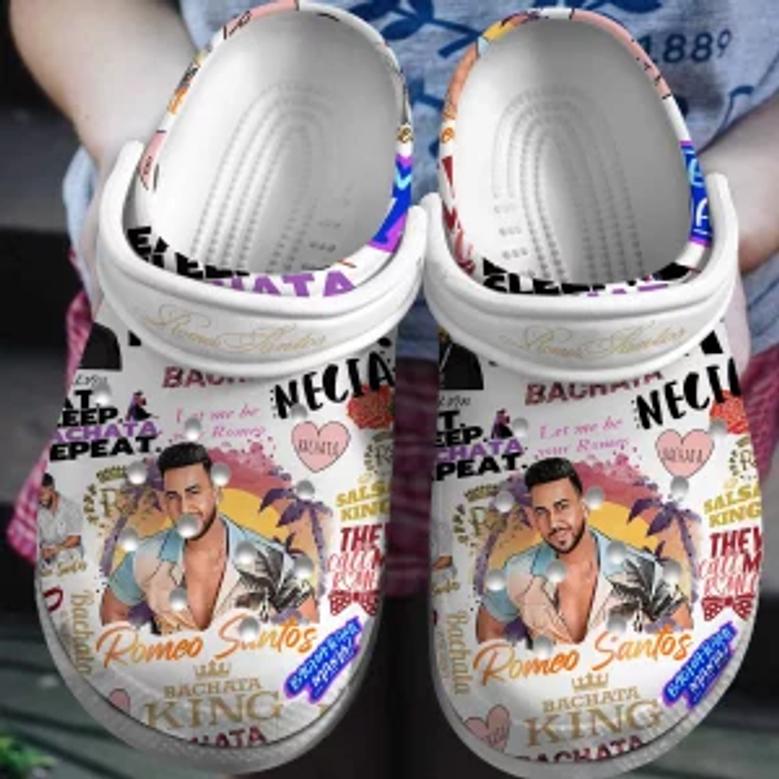 Romeo Santos
Singer Music Crocs Crocband Clogs Shoes For Men Women And Kids