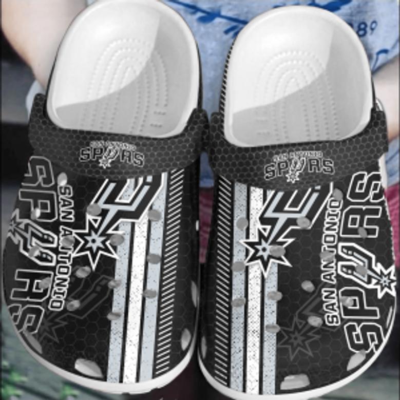 San Antonio Spurs Basketball Crocband Comfortable Shoes Crocs Clogs For Men Women