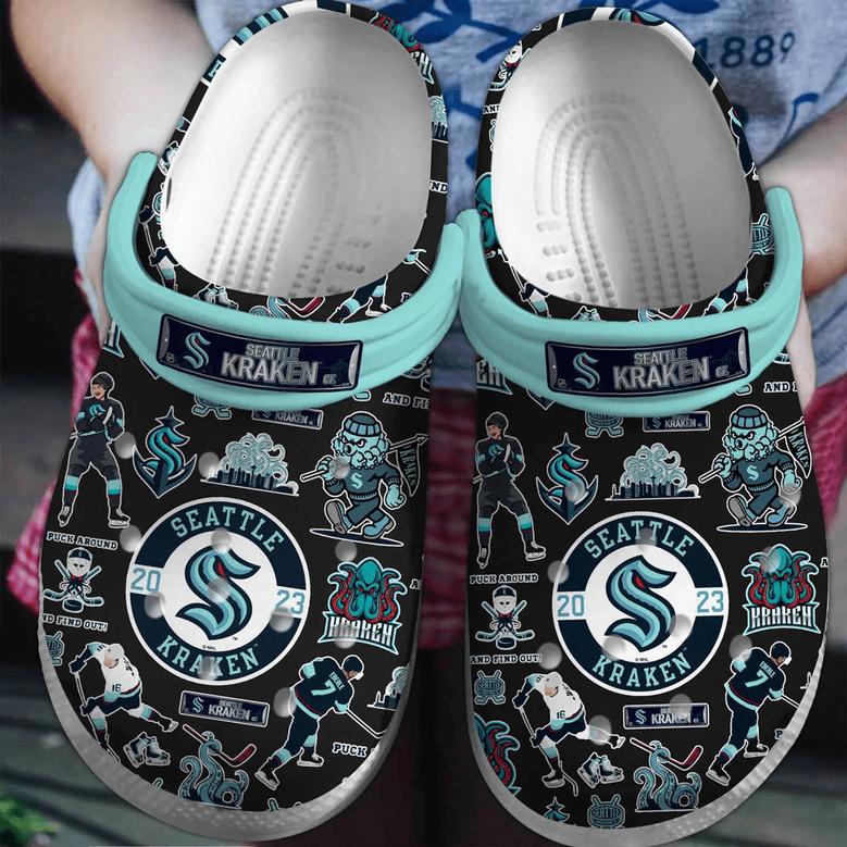 Seattle Kraken
Ice Hockey Team Nhl Sport Crocs Clogs Crocband Shoes