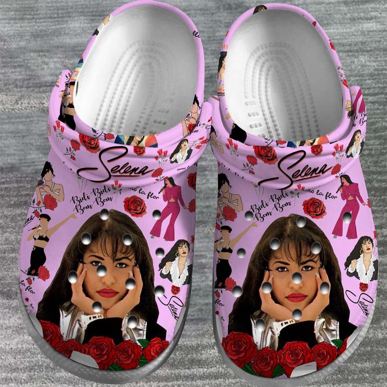 Selena Singer Music Crocs Crocband Clogs Shoes