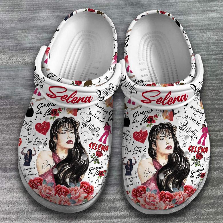 Selena Singer Music Crocs Crocband Clogs Shoes