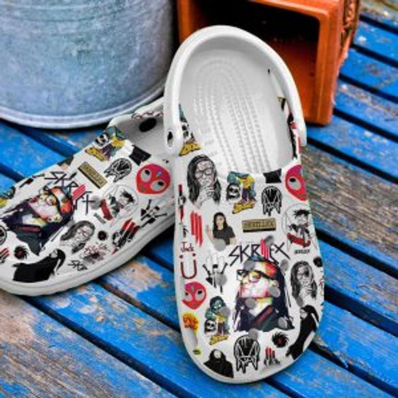 Skrillex Music Crocs Crocband Clogs Shoes