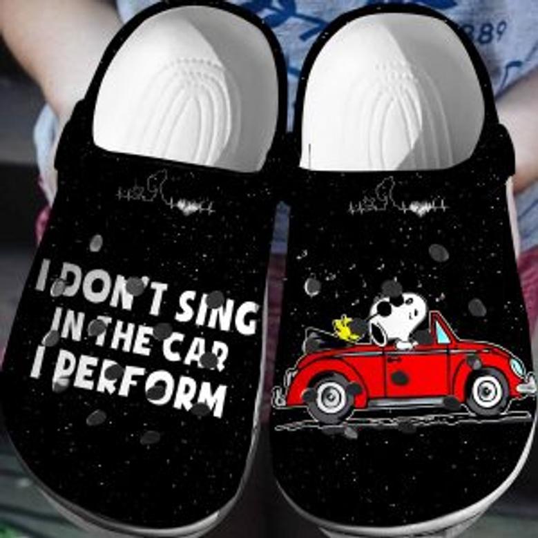 Snoopy Dog Crocs 3D Cartoon Clog Shoes