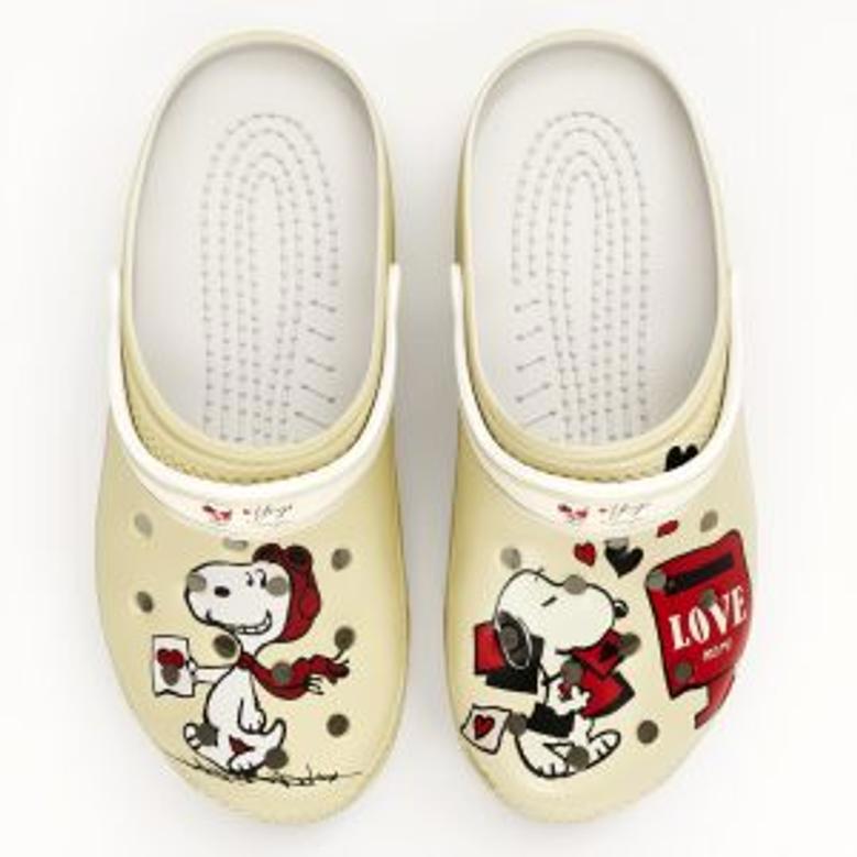 Snoopy Peanuts Cartoon Dog Crocs 3D Clog Shoes