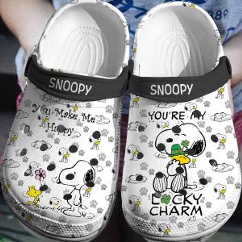 Snoopy Peanuts Crocs 3D Clog Shoes