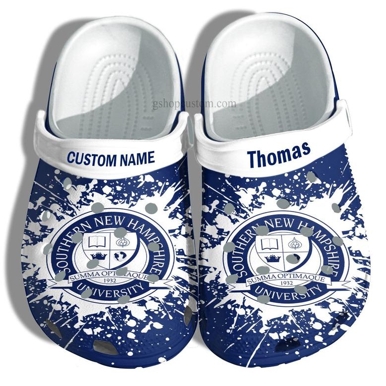 Southern New Hampshire University Graduation Gifts Croc Shoes Customize- Admission Gift Shoes