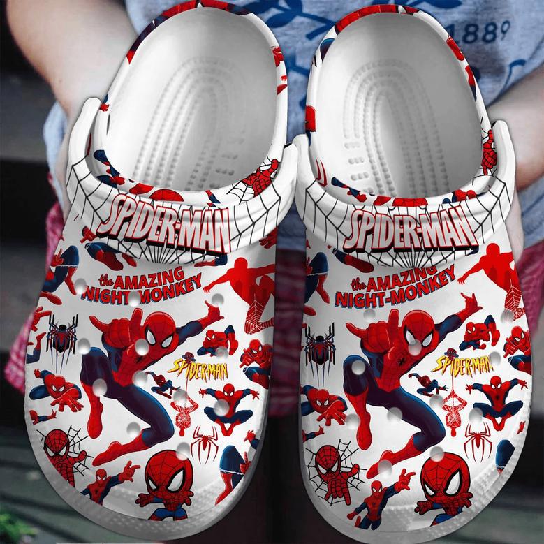 Spider Man Movie Crocs Crocband Clogs Shoes