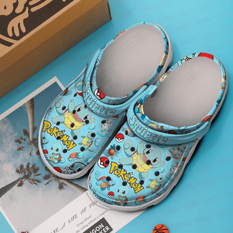 Squirtle Pokemon Anime Cartoon Crocs Crocband Clogs Shoes