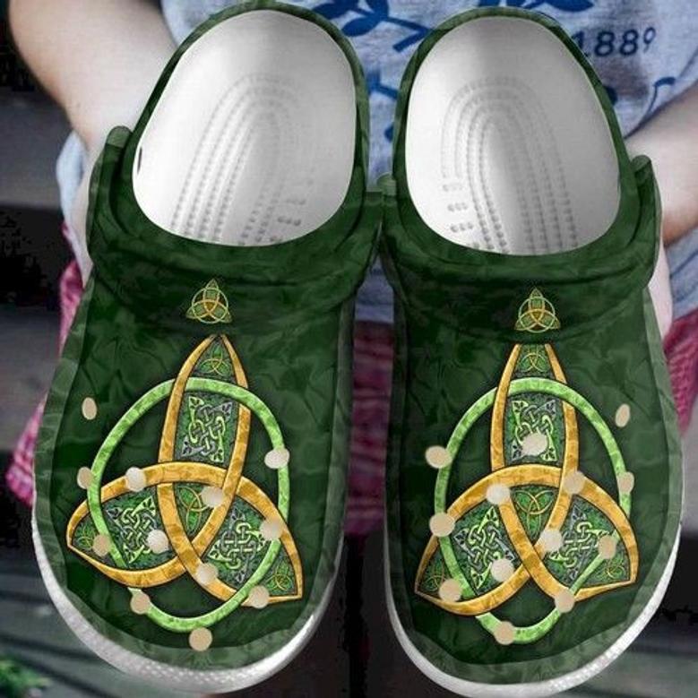 St Patricks Day Irish Shamrock Celtics Crocband Shoes