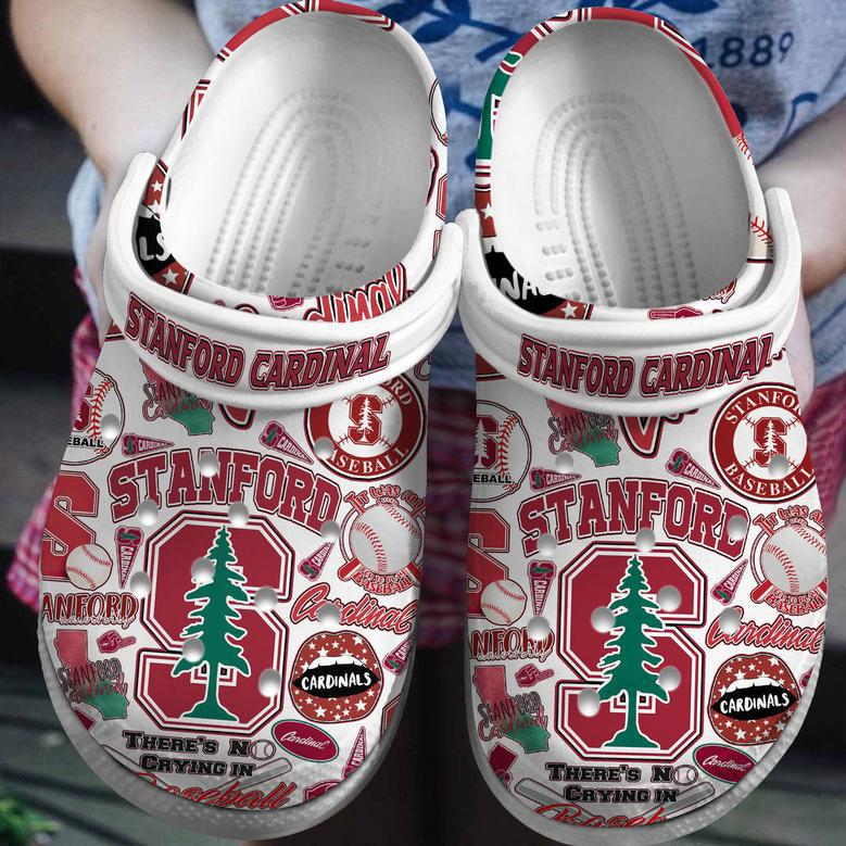 Stanford Cardinal Football Ncaa Sport Crocs Crocband Clogs Shoes