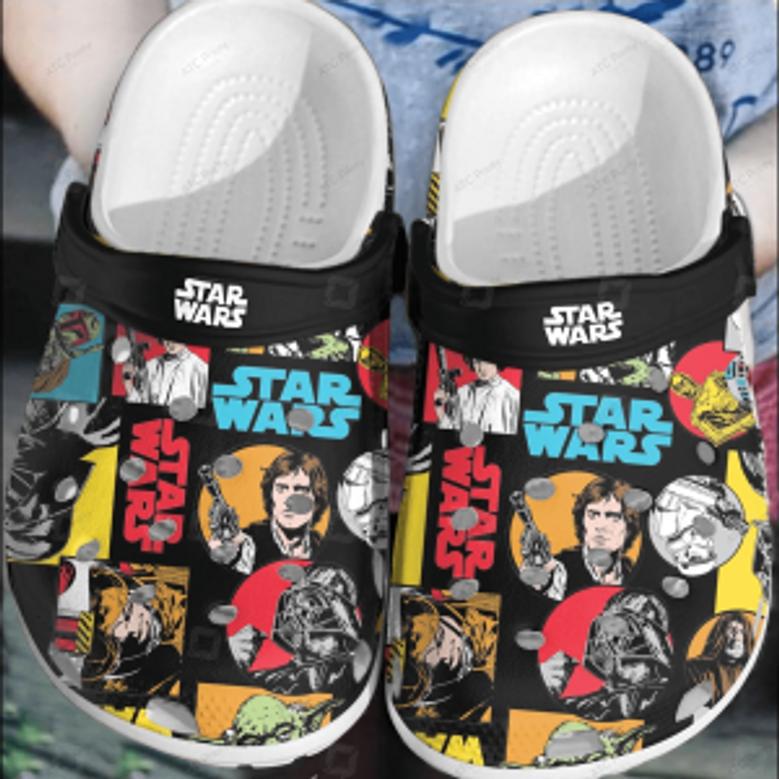 Star Wars Crocs Clogs Comfortable Shoes Crocband For Men Women