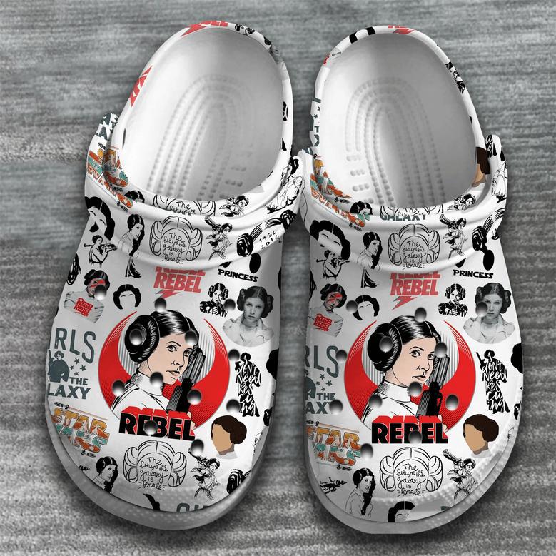 Star Wars Movie Leia Mother Day Crocs Crocband Clogs Shoes