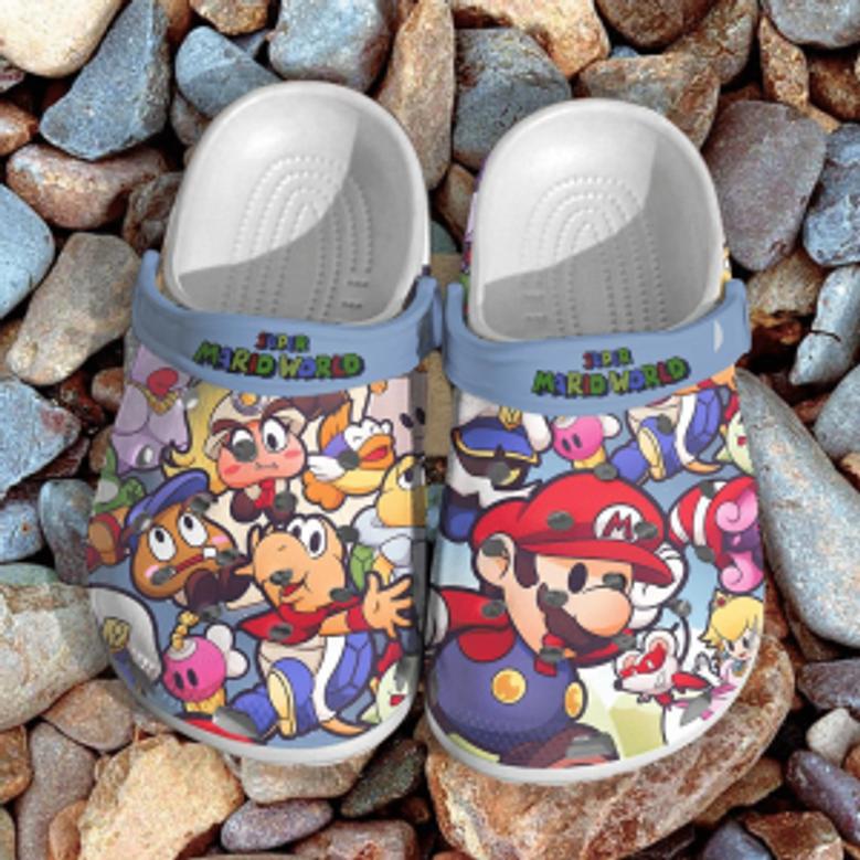 Super Mario Bros Crocs Clog Shoes