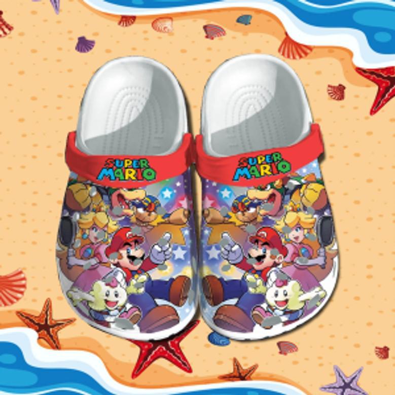 Super Mario Bros Crocs Clog Shoes