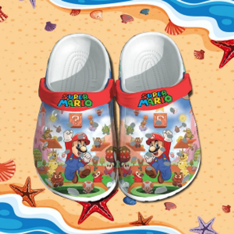 Super Mario Bros Crocs Clog Shoes