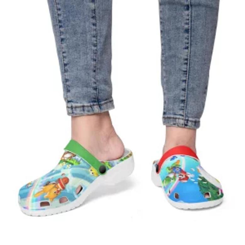 Super Mario Bros Game Crocs Crocband Shoes Clogs Custom Name For Men Women And Kids