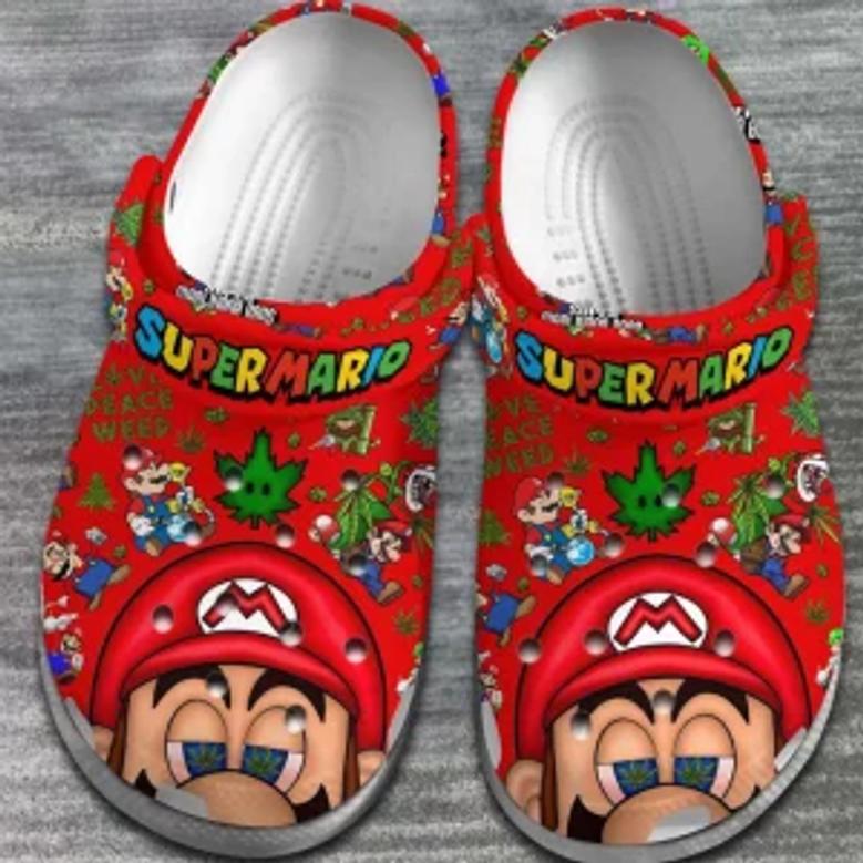 Super Mario Clogs Crocband Comfortable Crocs Shoes